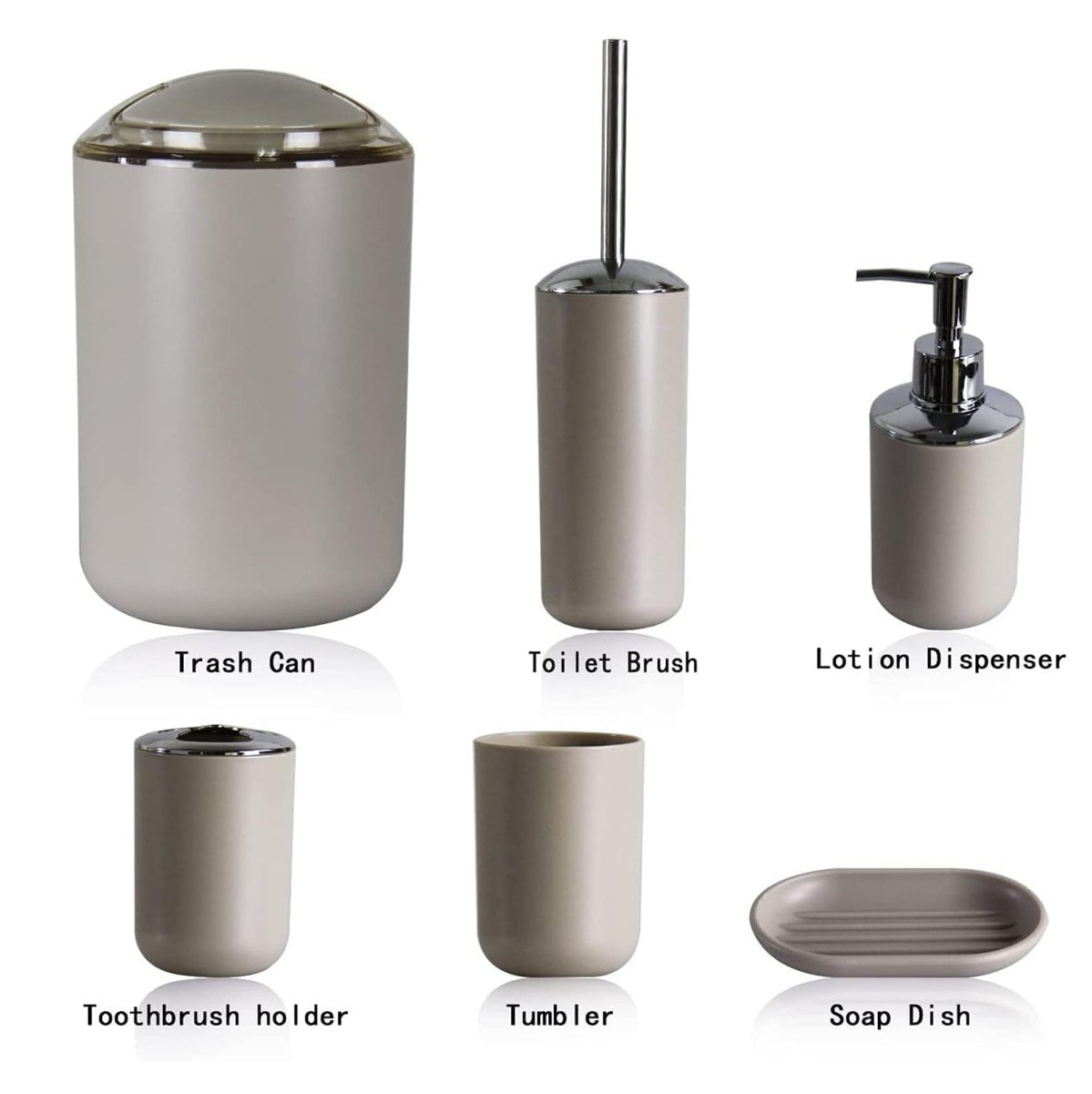 Juego de Accesorios para el Baño 6 piezas🗑️🛁