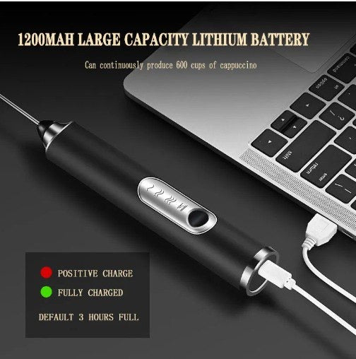 Espumador y Batidora Eléctrica Recargable USB🍥