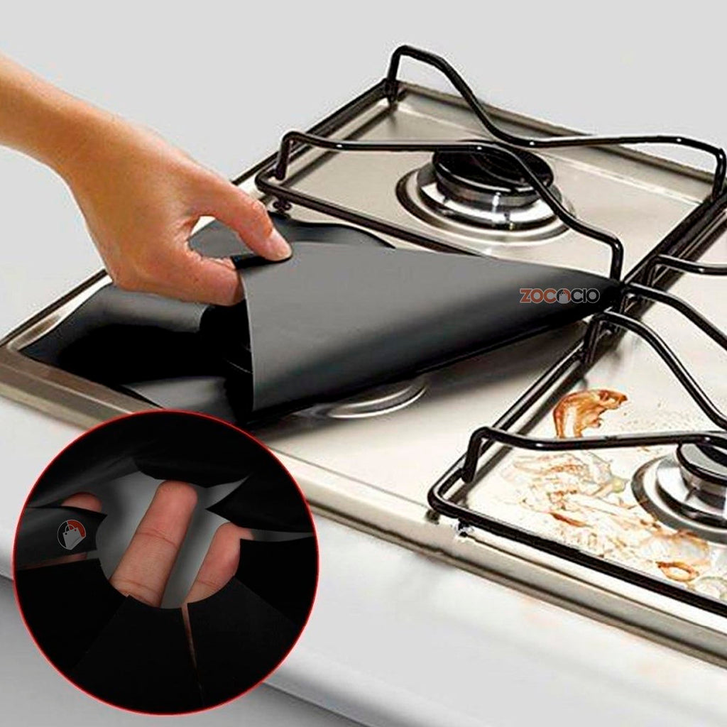 Protector De Estufa X4 Unds Cubierta Reutilizable🔥