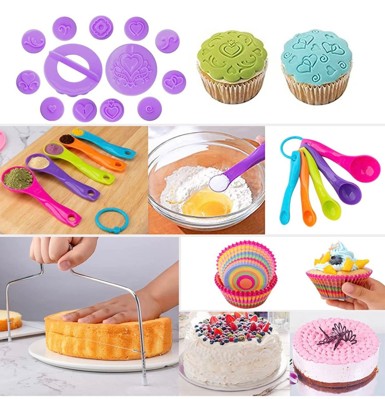 Kit de Pastelería 137 Piezas Repostería🎂