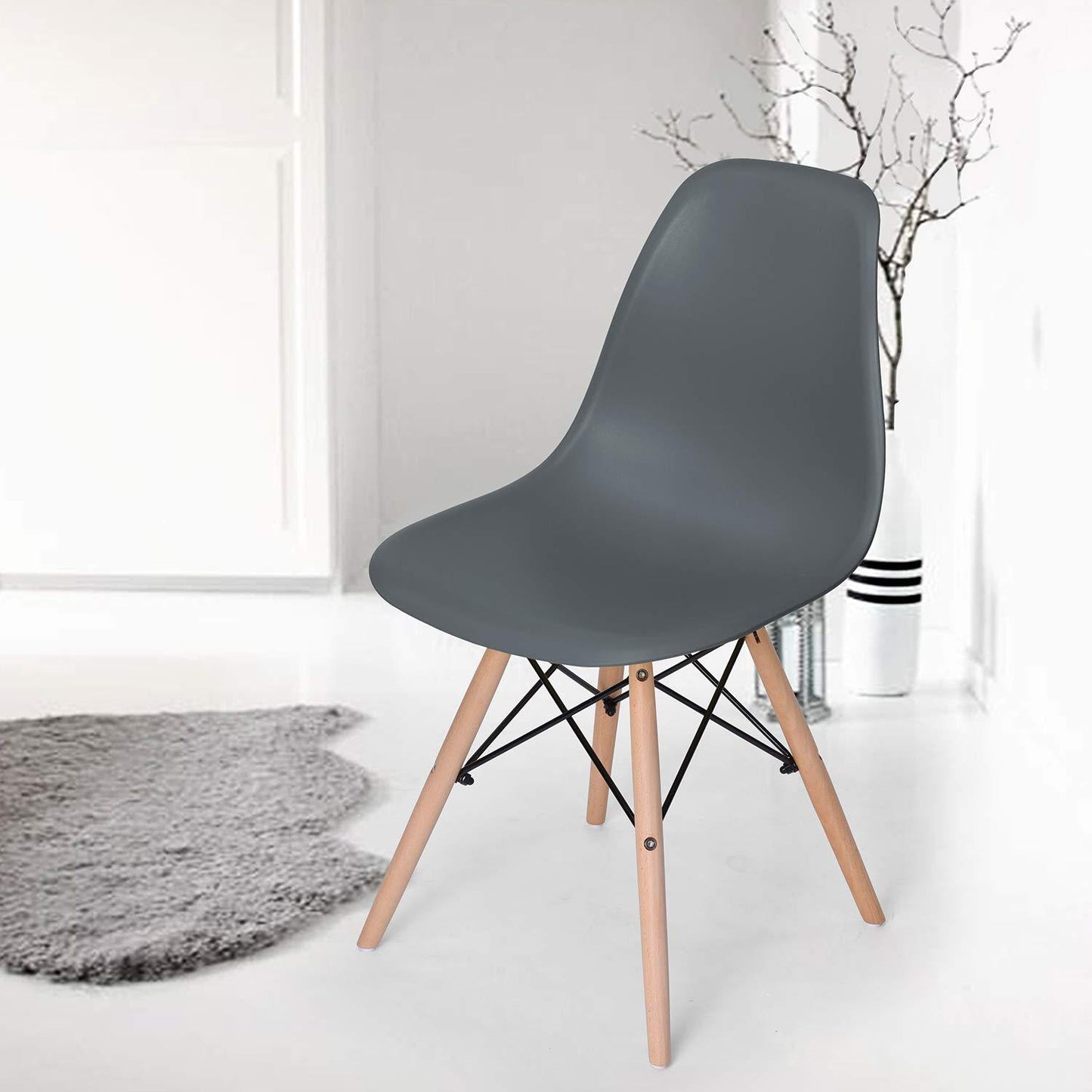 Sillas Eames Minimalista y Moderna x4🪑