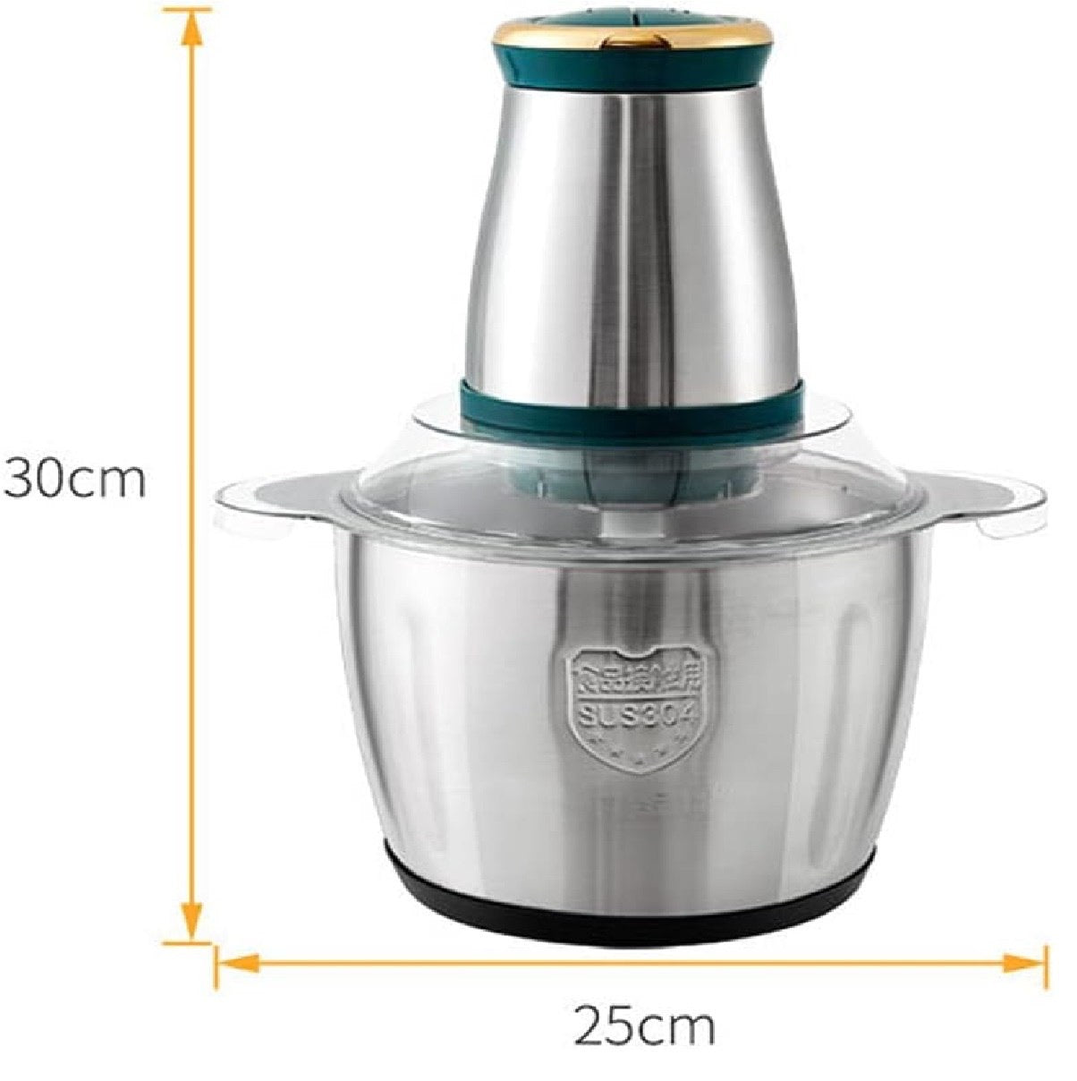 Picadora Eléctrica de Alimentos 300W,2L🔪