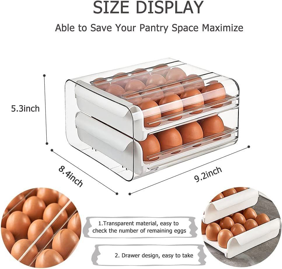 Almacenamiento de 32 Huevos Organizador Soporte🥚