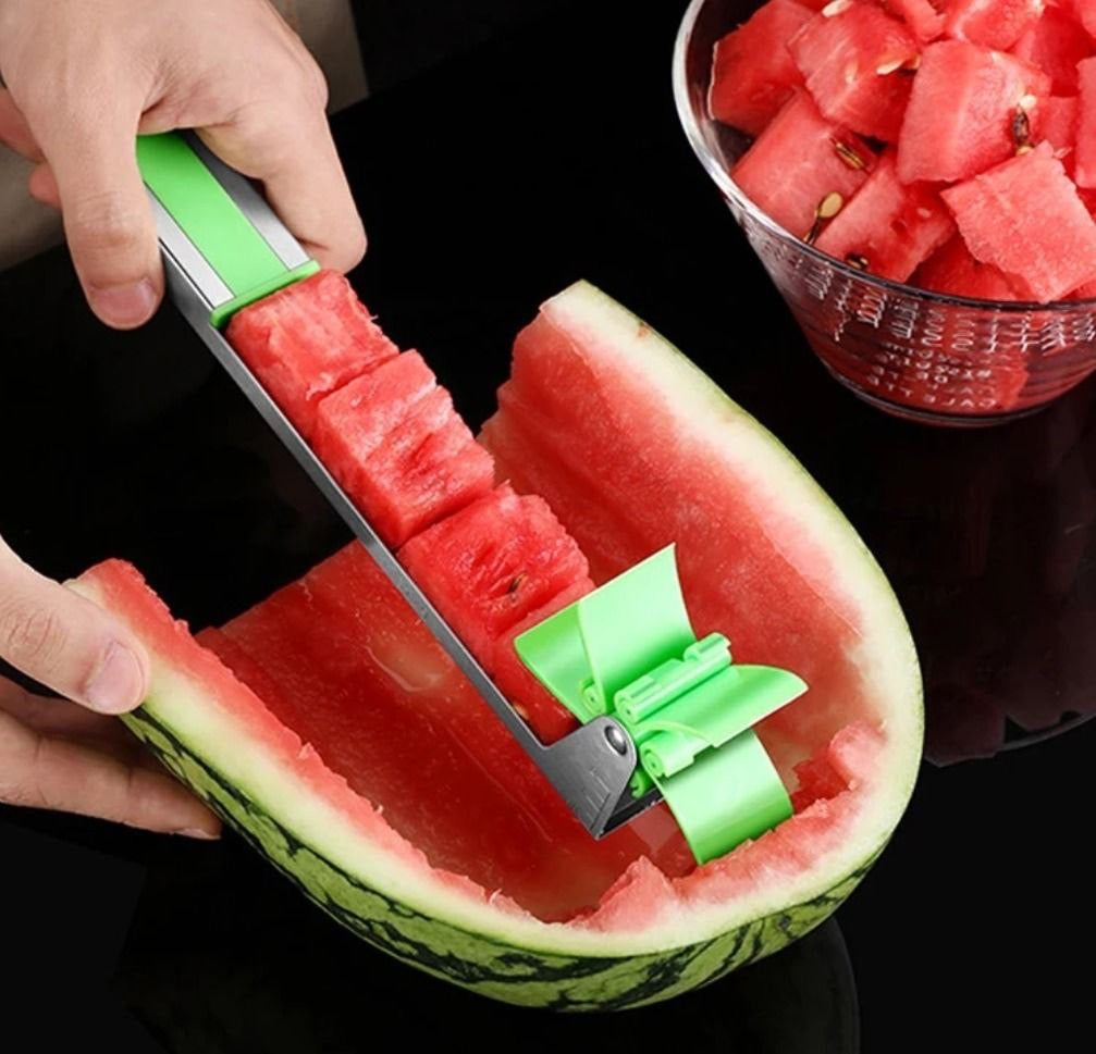 Cortador en Cubos de Sandía y Melón🍉
