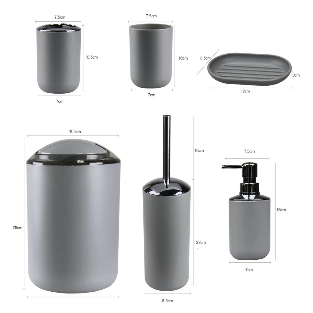 Juego de Accesorios para el Baño 6 piezas🗑️🛁