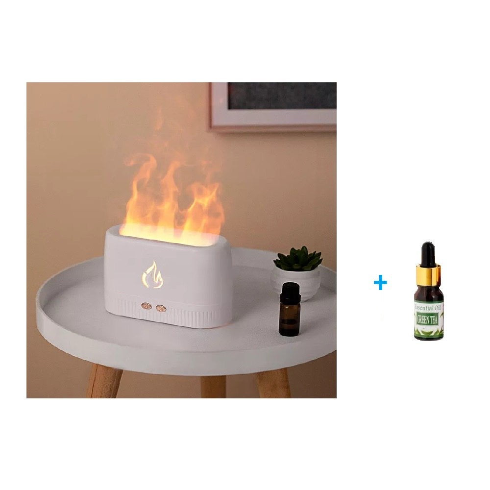 Humidificador Difusor De Aromas Ambientador De Llama Led + Esencia🔥