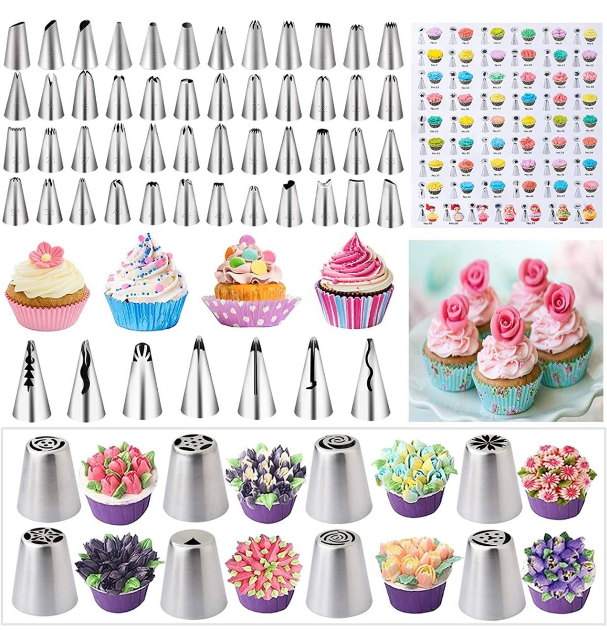 Kit de Pastelería 137 Piezas Repostería🎂