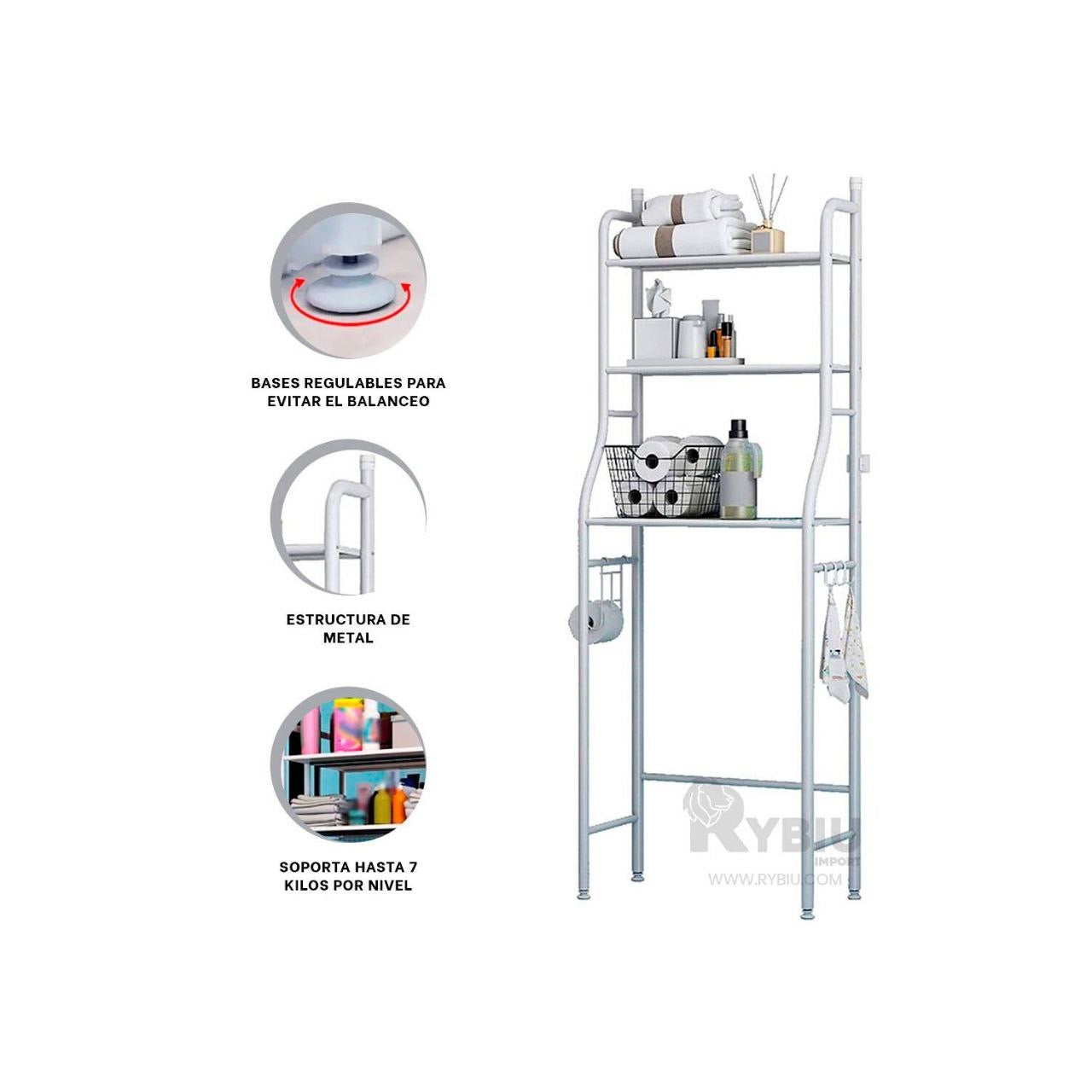 Estante Organizador de Lavadora Ahorrador de Espacio🧺