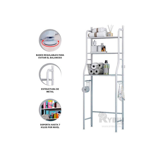 Estante Organizador de Lavadora Ahorrador de Espacio🧺