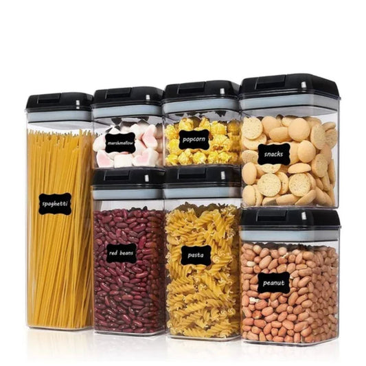 Recipientes Herméticos para Alimentos 7 Piezas🫙