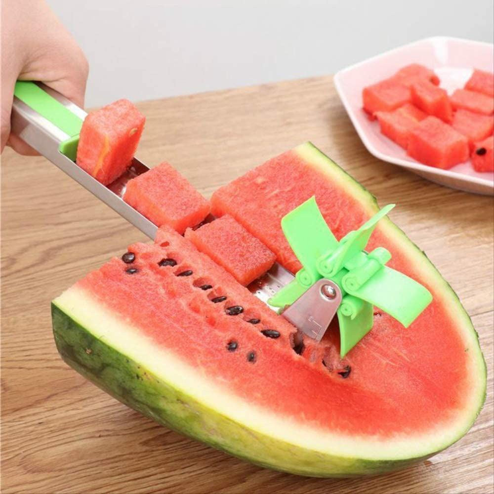 Cortador en Cubos de Sandía y Melón🍉
