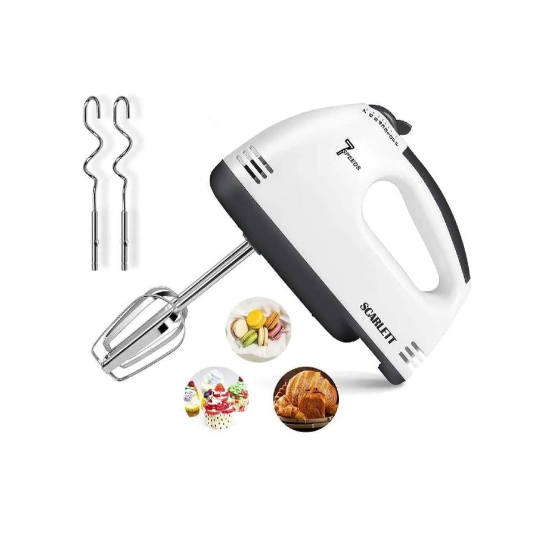 Batidora de Mano Eléctrica de 7 Velocidades Scarlet🥣