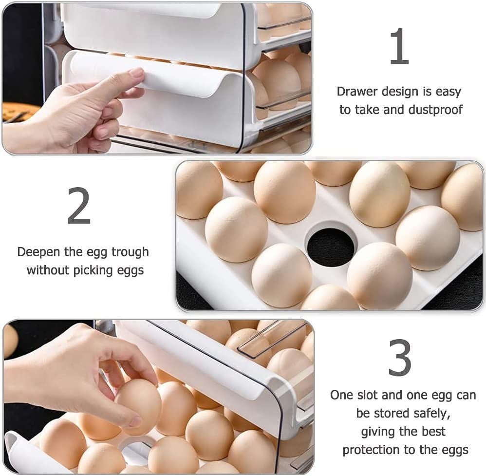 Almacenamiento de 32 Huevos Organizador Soporte🥚