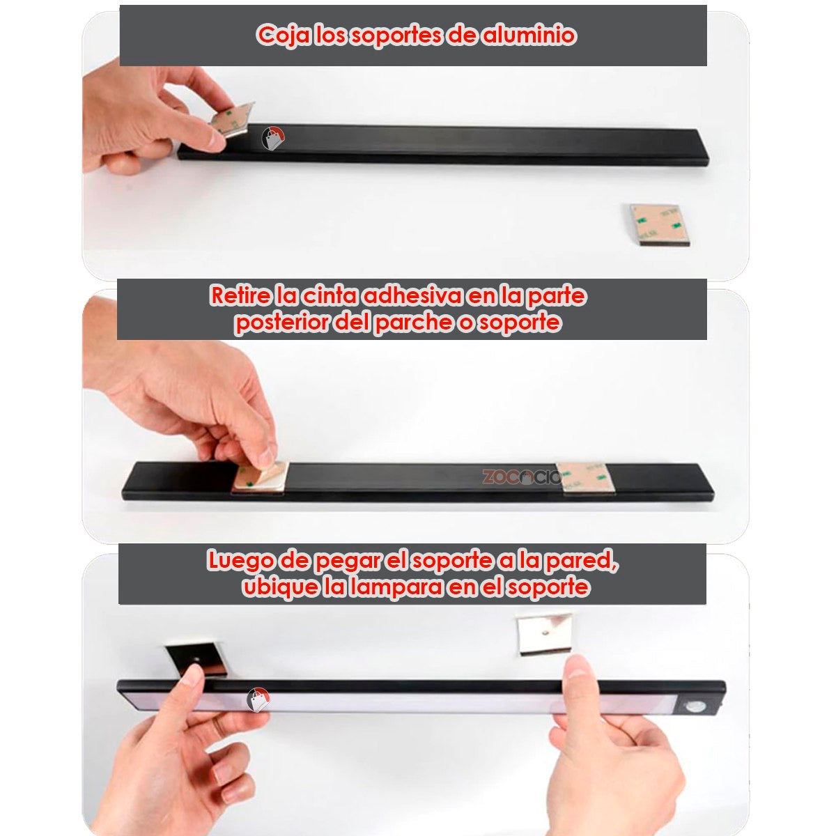 Lampara De Noche Ultrafina Led Recargable Usb Con Sensor🔦