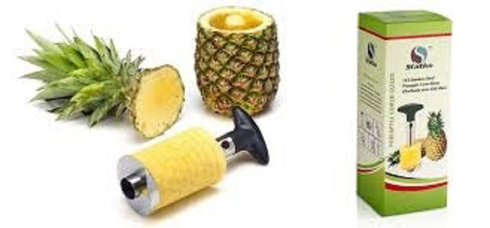 Rebanador Cortador de Acero Inoxidable Pelador de Piña Rodajas🍍