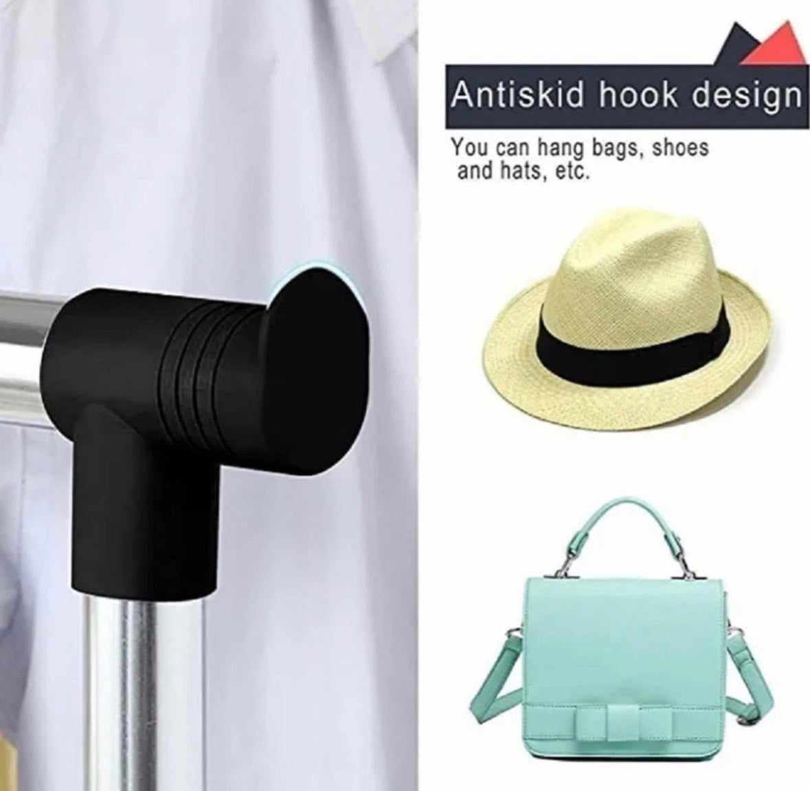 Tendedero Doble Organizador de Ropa Doble Ropero Metálico Portátil🧥