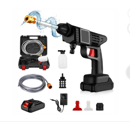 HydroPower™ – Hidrolavadora Portátil con 2 Baterías 💦