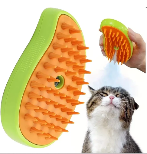 PetFresh Steam™ – Cepillo 3 en 1 de Vapor Portátil para Mascotas 🐾