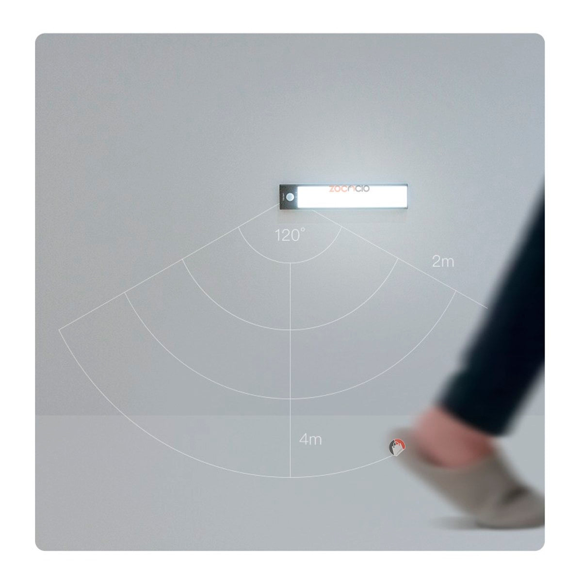 Lampara De Noche Ultrafina Led Recargable Usb Con Sensor🔦