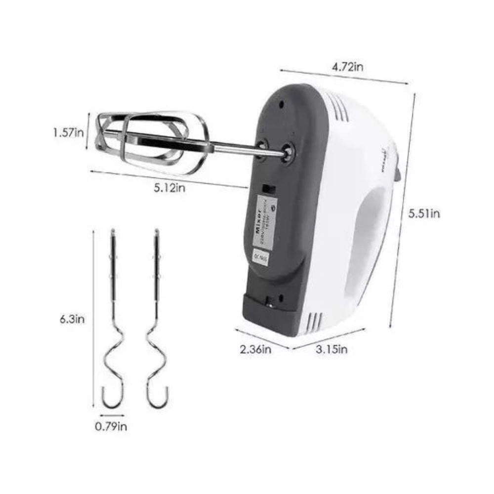 Batidora de Mano Eléctrica de 7 Velocidades Scarlet🥣