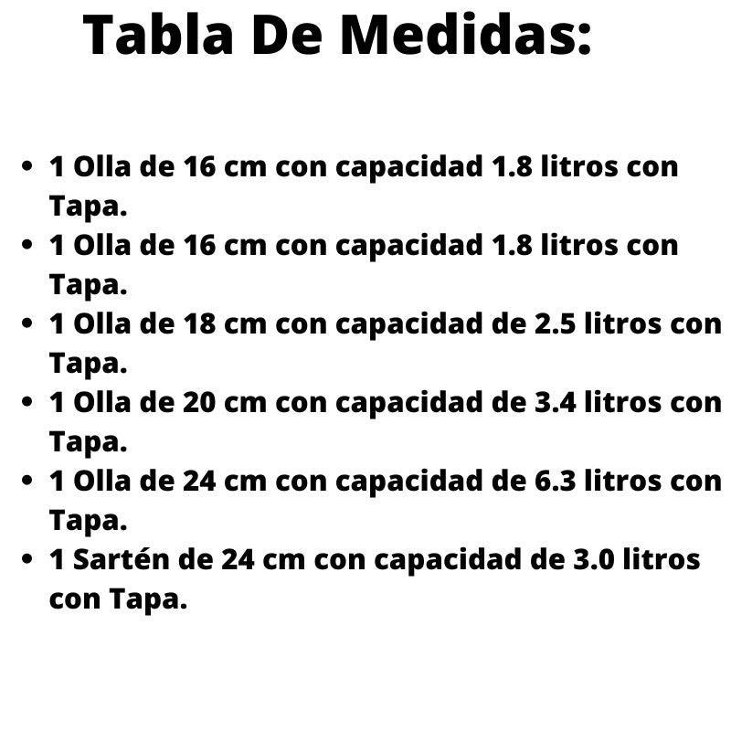 Batería de Ollas de Acero 18/10 - 12 Piezas Hoffman Original🍳