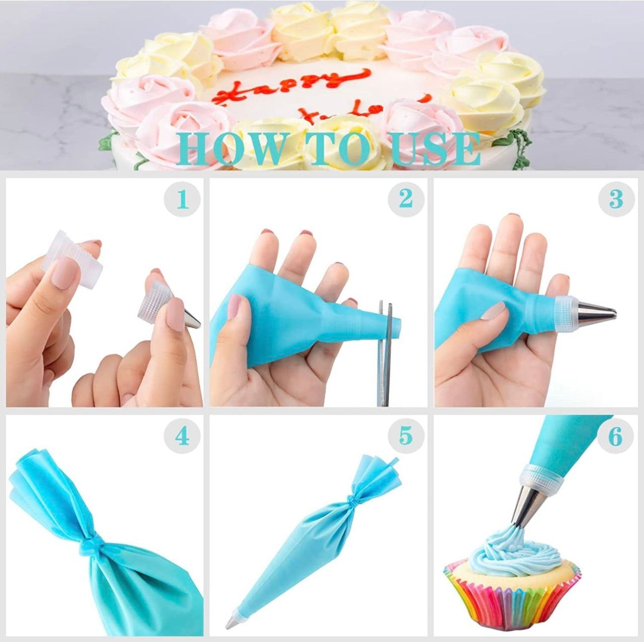 Kit de Pastelería 137 Piezas Repostería🎂