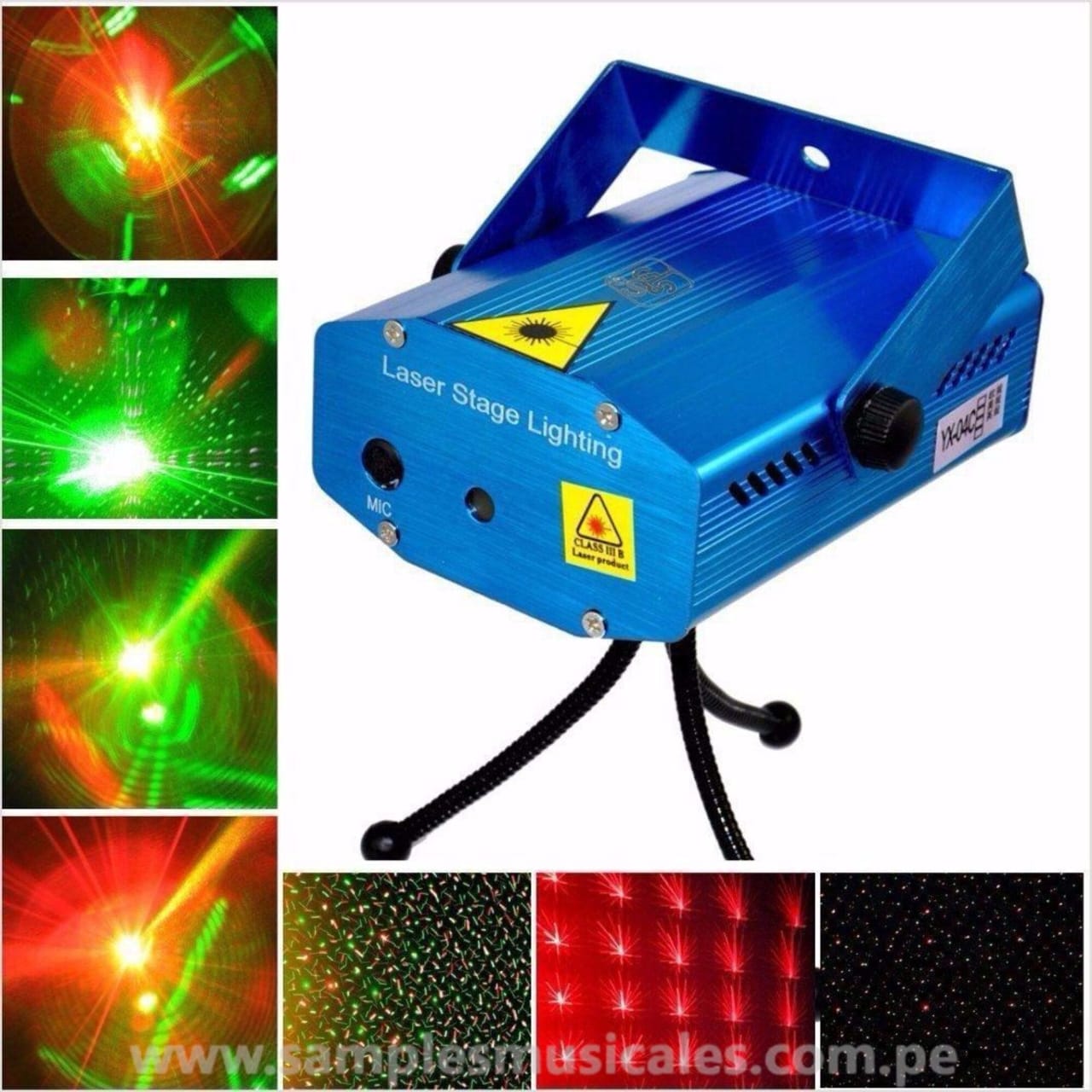 Proyector de Luces Láser Audioritmico🌈